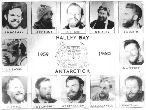 Halley Bay winterers, 1959
