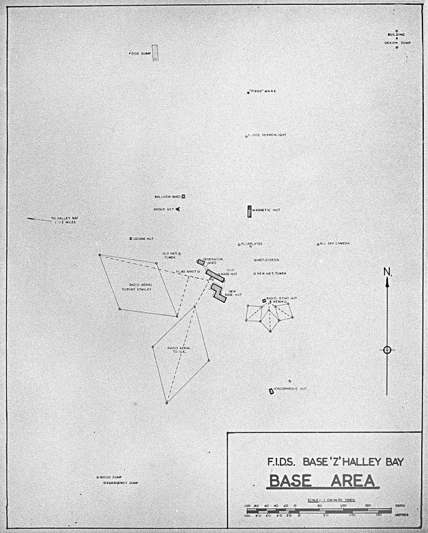 Plan of Base Z: Halley I