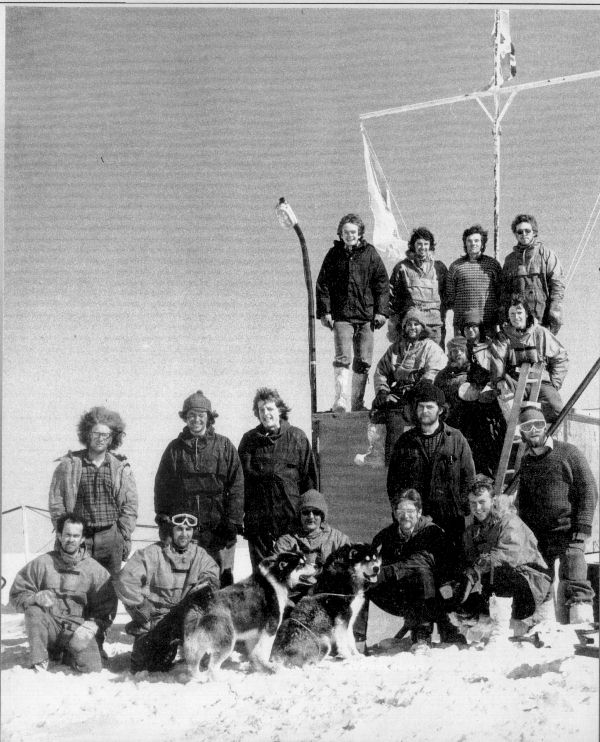 Halley Bay base photo, 1974